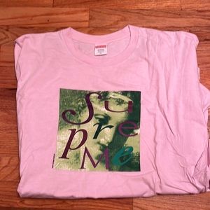 Supreme pink XL short sleeve t shirt